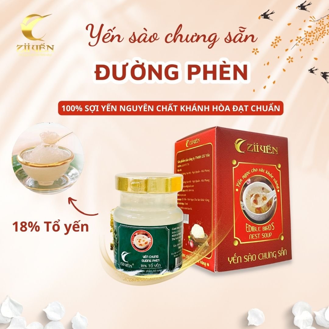 YẾN CHƯNG SẴN ĐƯỜNG PHÈN