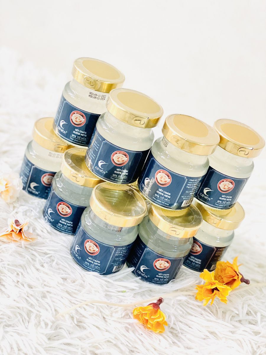 Tổ yến chưng đường kiêng