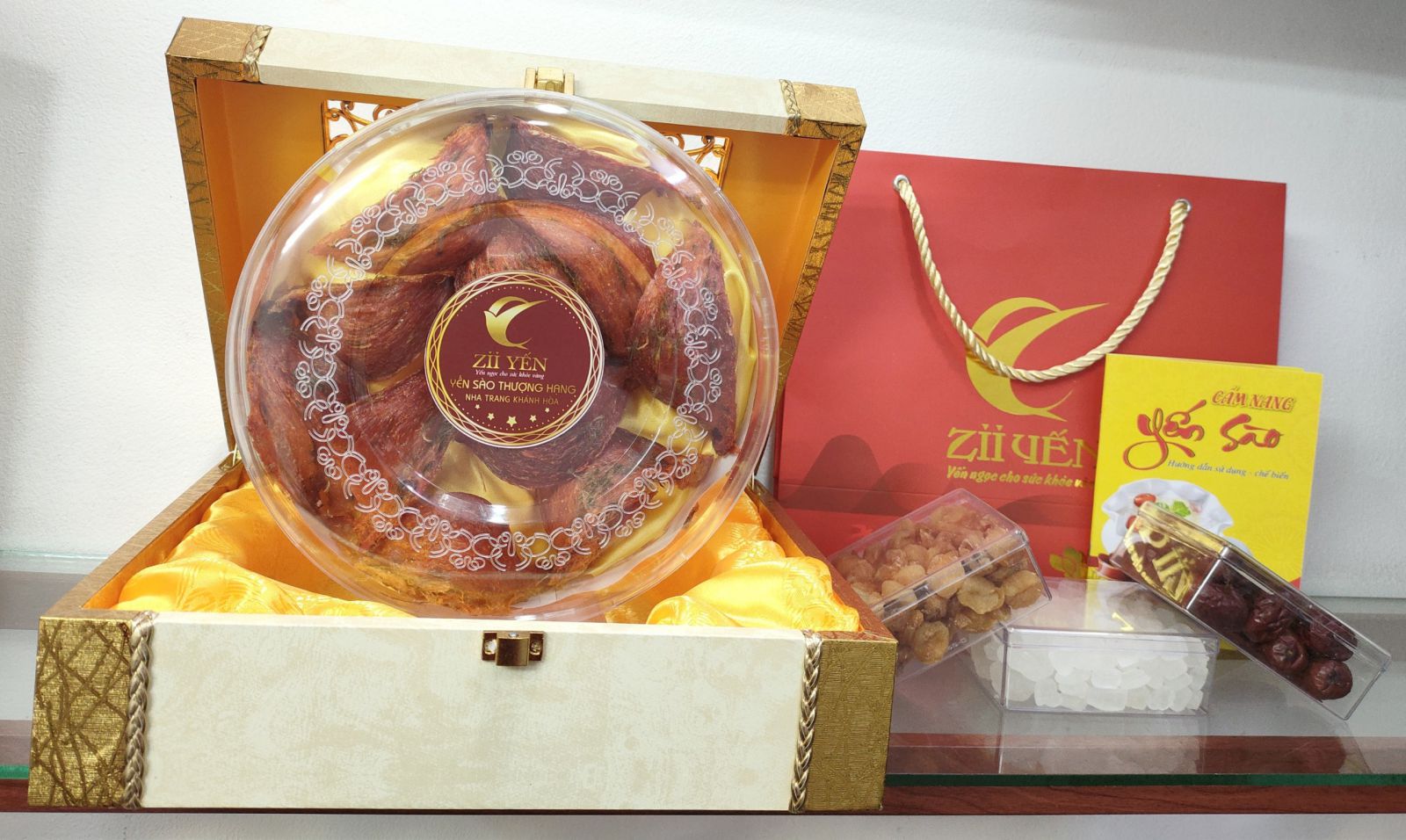 Yến huyết thô quà biếu